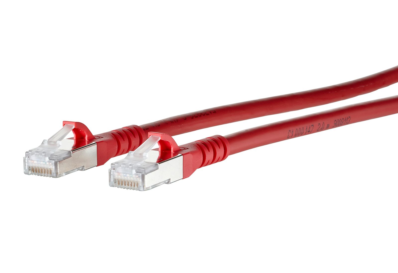 Patchkabel Cat6A 0,3m rt S/FTP RJ45 AWG26