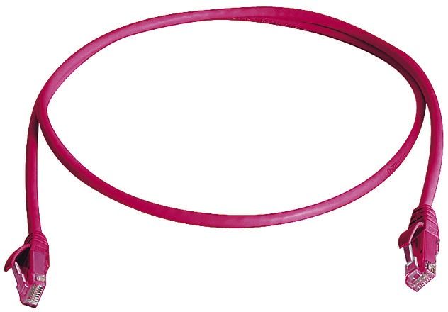 Patchkabel Cat6 20m rt U/UTP RJ45 AWG24