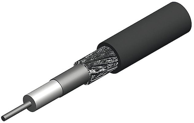 Koaxialkabel 75Ohm gn hfr Ø7mm Halogenfrei nach EN IEC 60754-1