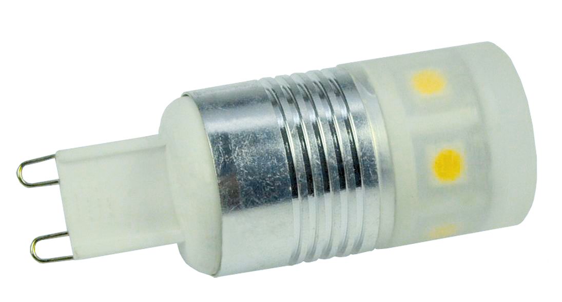 LED-Röhrenlampe G9 3W 2800K 210lm 360° AC ws Ø23x63mm 85-265V