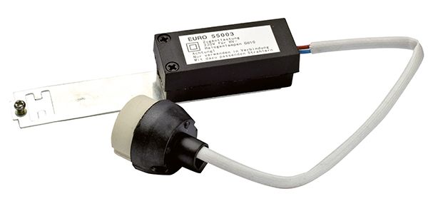 Zugschaltfassung ws GU10 Keramik/Metall Steckbef