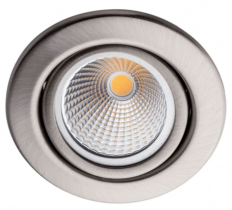 Einbaustrahler 50W Konv edst gbürst IP20 gebürstet Ø/EB68mm