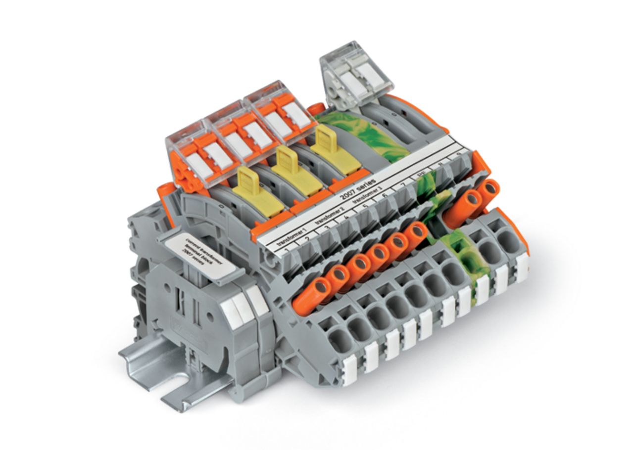 Trennreihenklemme gr Serie 2007 30A 0,5-10qmm Mit integrierter Prüfbuchse
