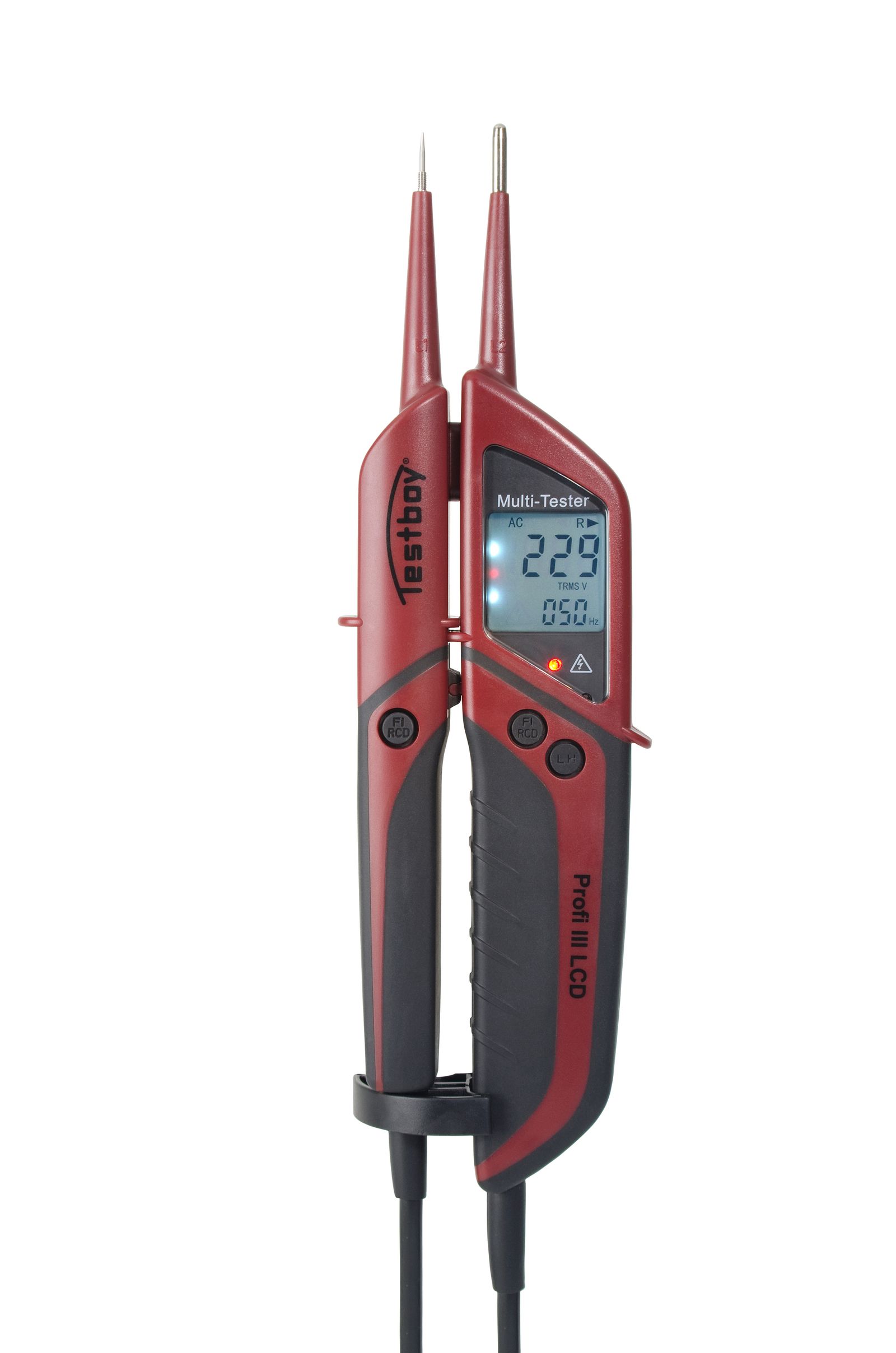 Spannungsprüfer 2p CAT.IV 3-1000V LCD Drehfeldrichtungsanzeige Batt opt/akust