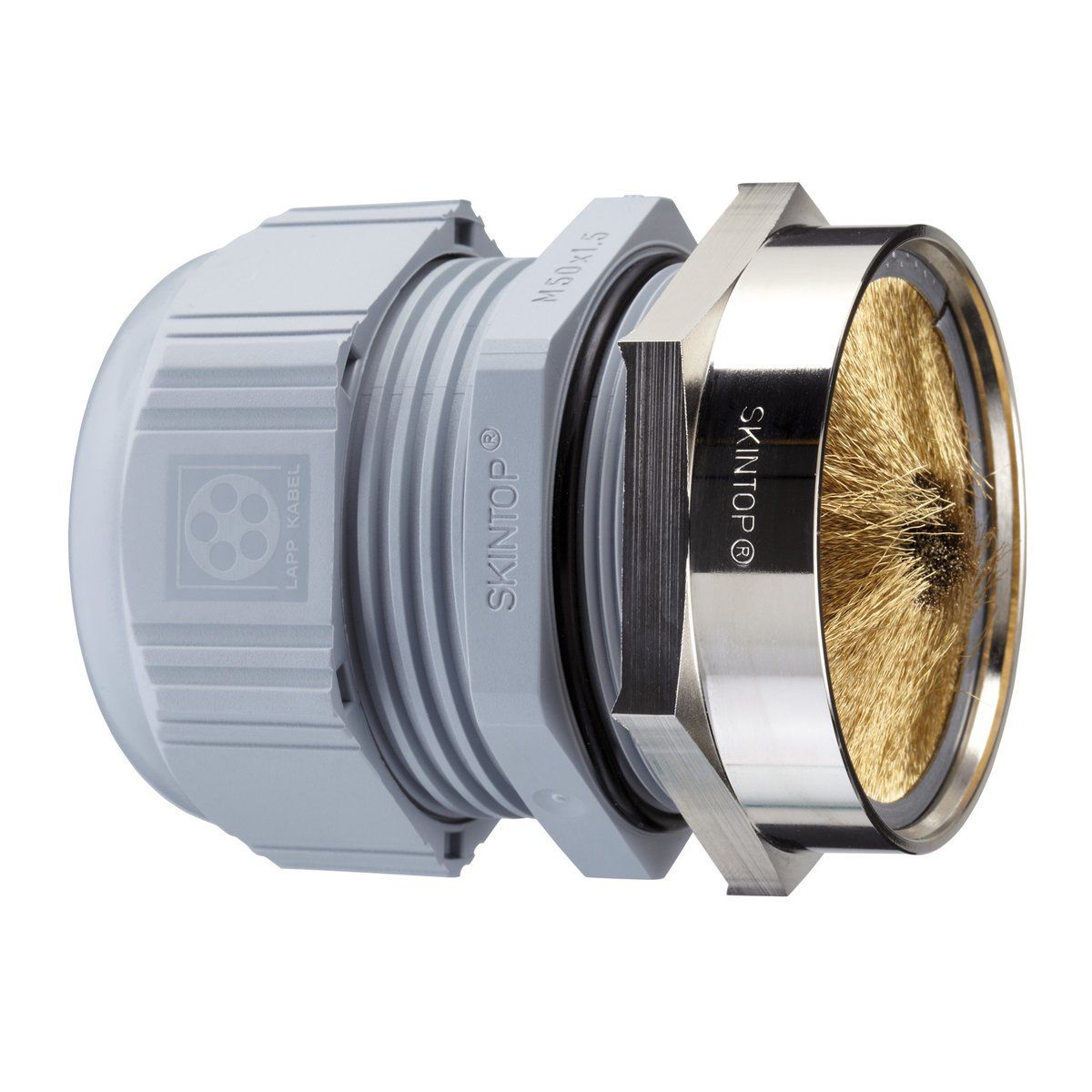 Kabelverschraubung M40 Ms si vernick ger 12mm IP68