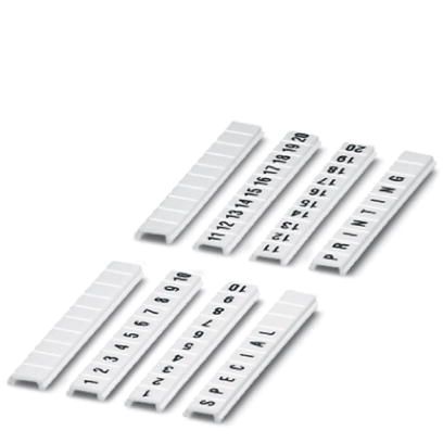 Klemmenmarkierung ws RM=3,5mm 1-10 horiz