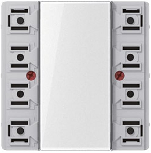 Tastsensor KNX LS UP perlmutt 1f 2pkt Mit Busankopplung m.LED-Anz