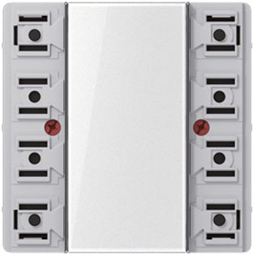 Tastsensor KNX LS UP perlmutt 1f 2pkt Mit Busankopplung m.LED-Anz