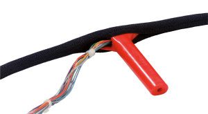 Hohlgeflechtschlauch PES Ø29mm Ø29mm unbeh Kst sw