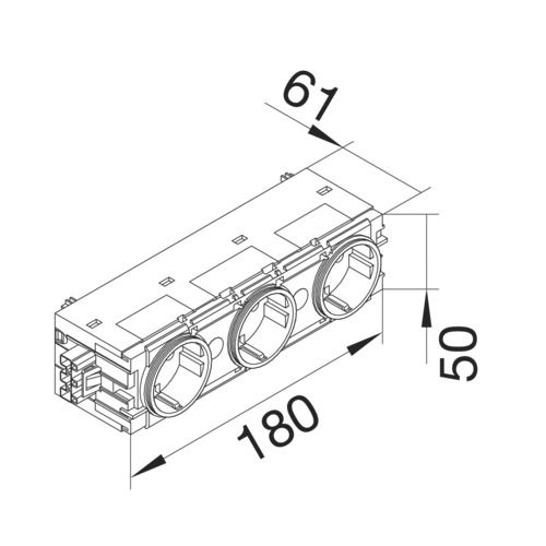 Steckdose 3f sw mt GEB-K IP20