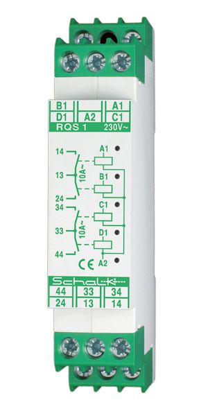 Schaltrelais 207-252V/AC 4S IP20 Schraub 18x88x58mm