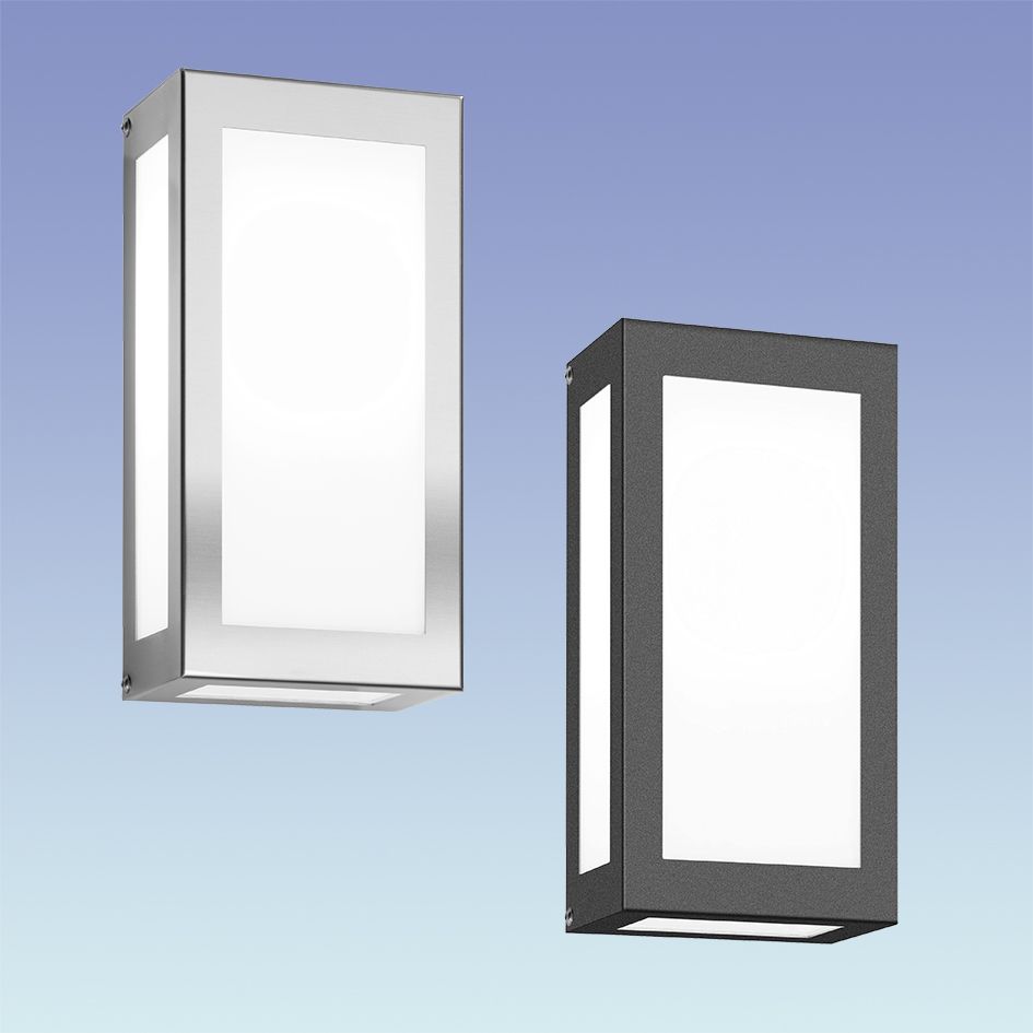 Wandanbauleuchte AquaRain 75W HV anth IP44 E27 90x140x280mm