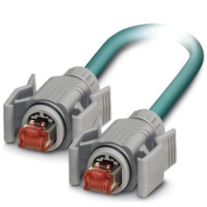Netzwerkkabel Patchkabel Cat5E SF/UTP 5m IP67 bl RJ45 gekreuzt 26qmm
