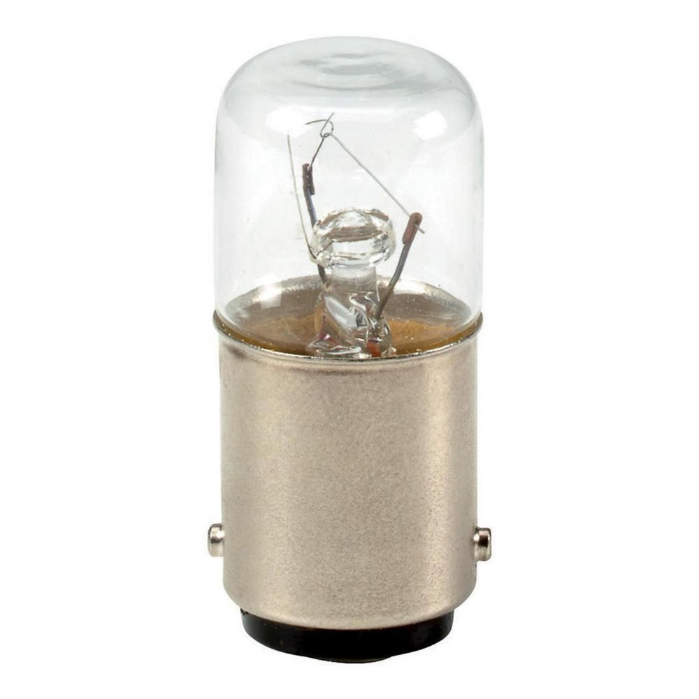 Kleinlampe 5W BA15d 12V Röhre Ø17x35mm farblos einseitig gesockelt