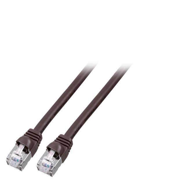 Patchkabel Cat6 1m sw S/FTP RJ45 AWG26