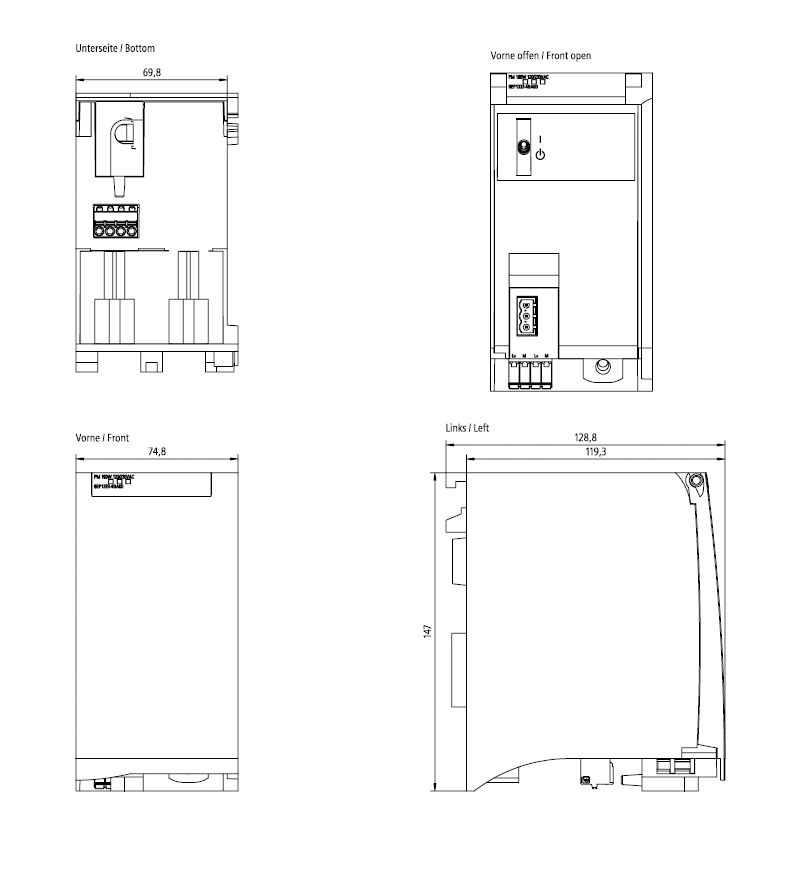 Gleichstromversorgung REG 24V 192W IP20 230VAC 8A f.Reiheneinb Kurzschlussf