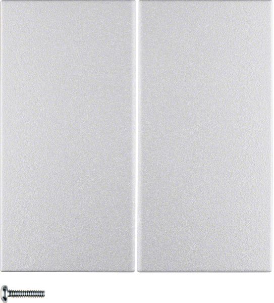 Tastwippe Bussystem KNX-R B.7 alu mt Kst 1f Thermopl