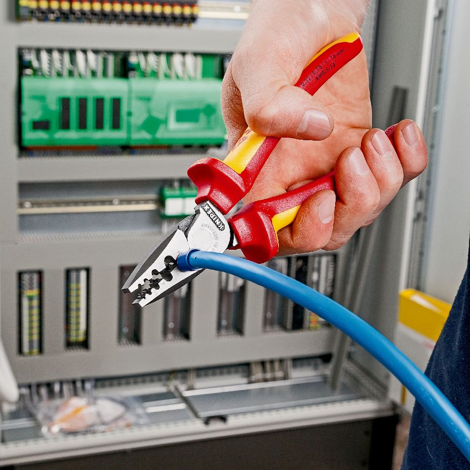 Presszange mech 180mm versch.Eins 0,25-16qmm AWG6-24