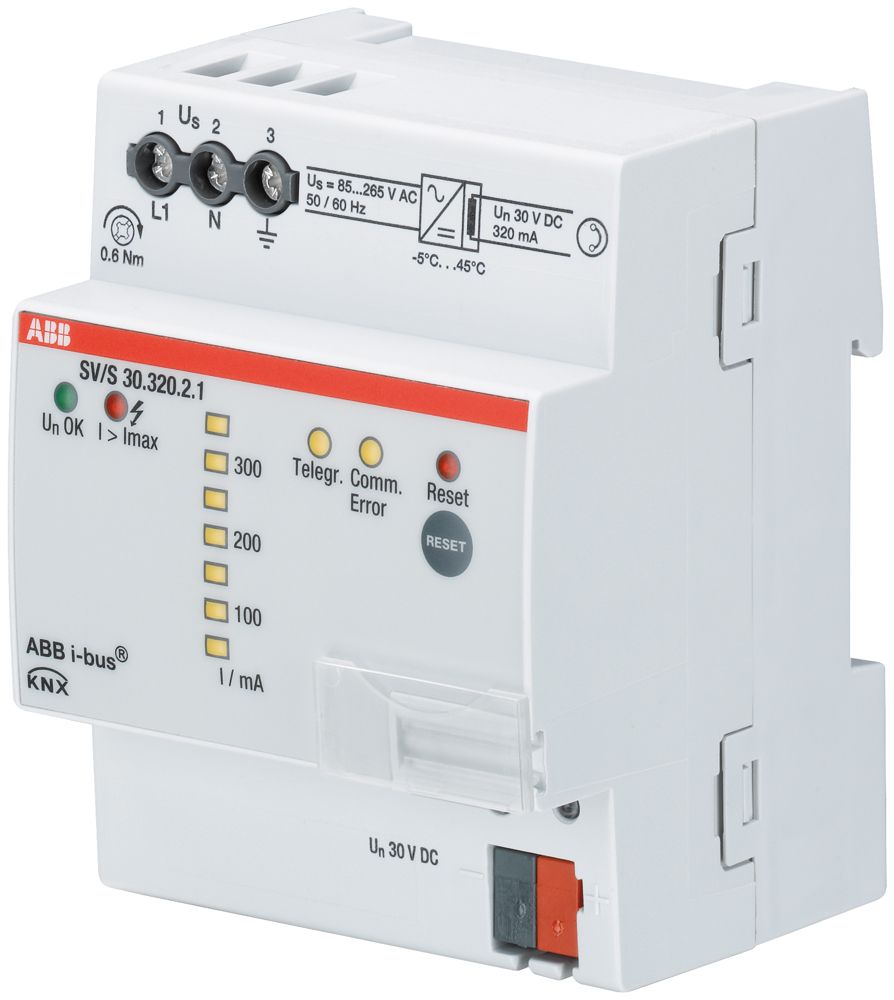 Spannungsversorgung KNX REG 4TE 320mA LED m.LED-Anz