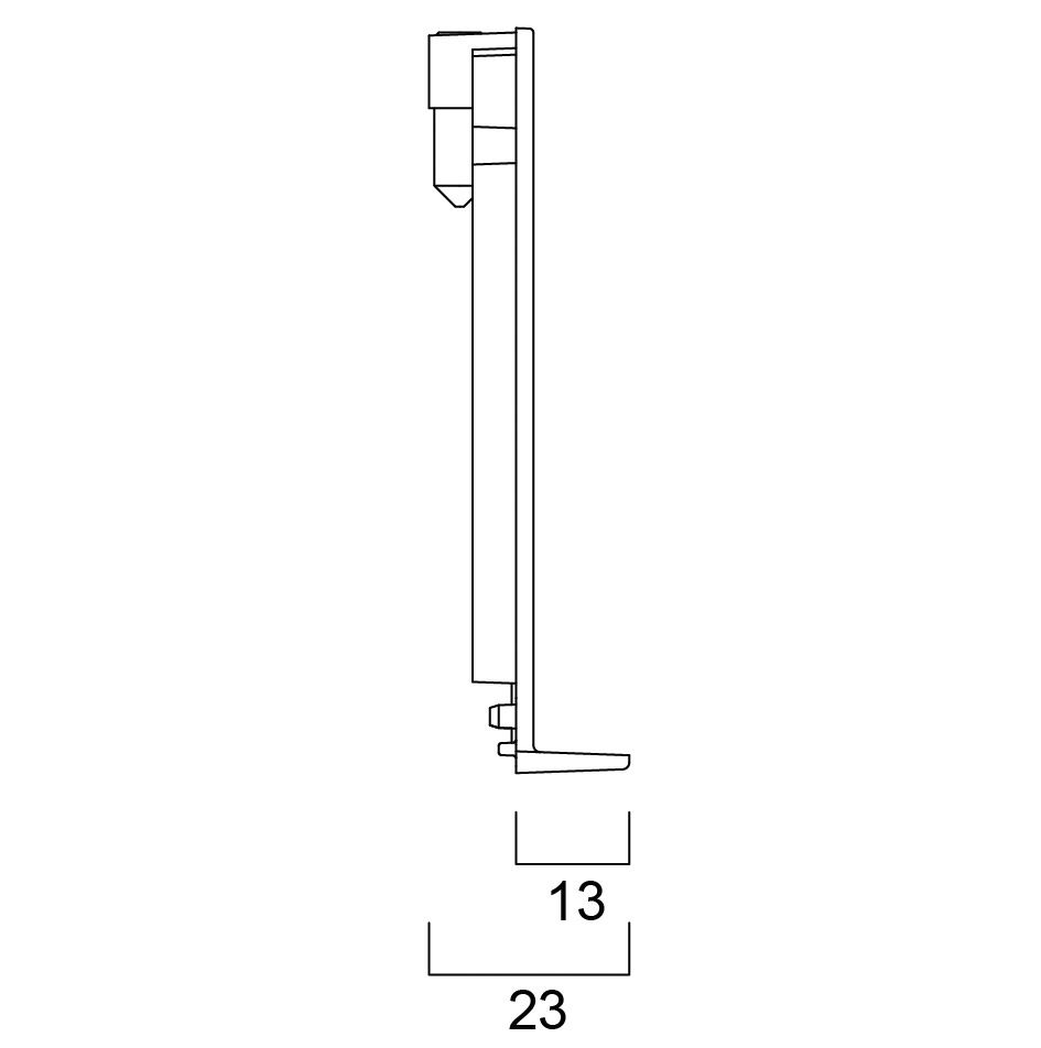 Endkappe ws Mini Continuum Alu
