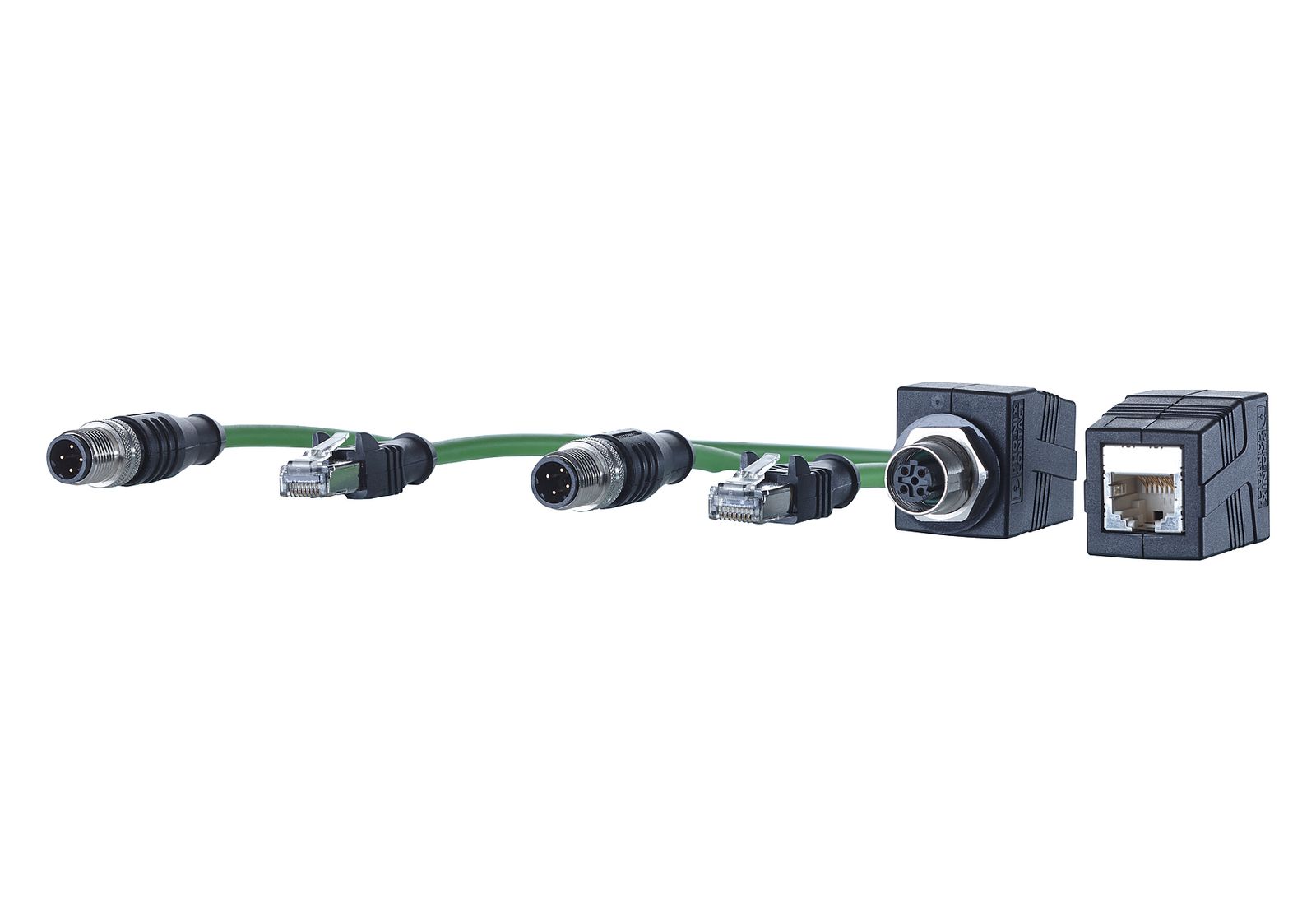 Zubehör Patchkabel Erweiterungsset M12 RJ45