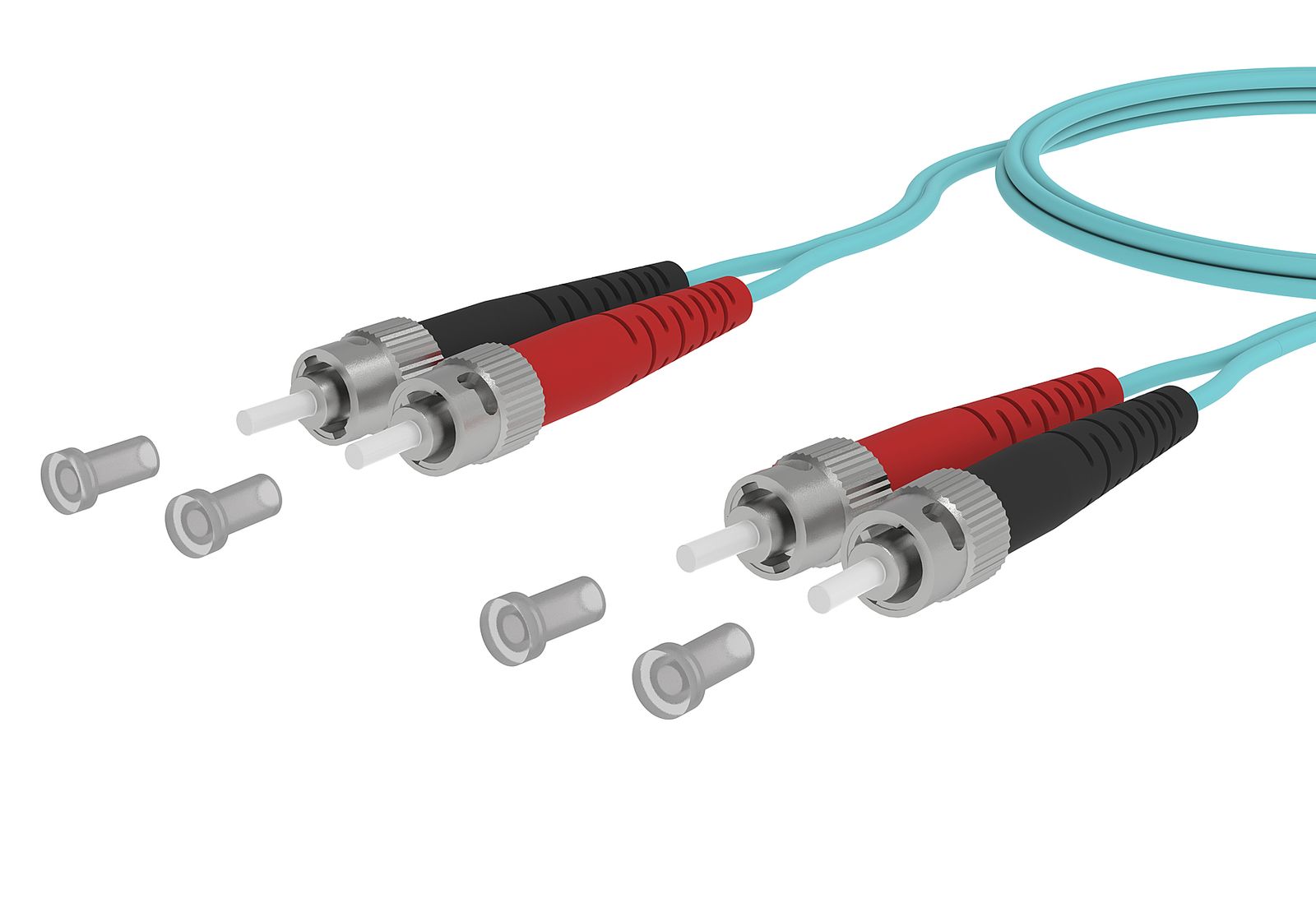 LWL-Patchkabel ST 50/125 OM3 20m tk MM50/125