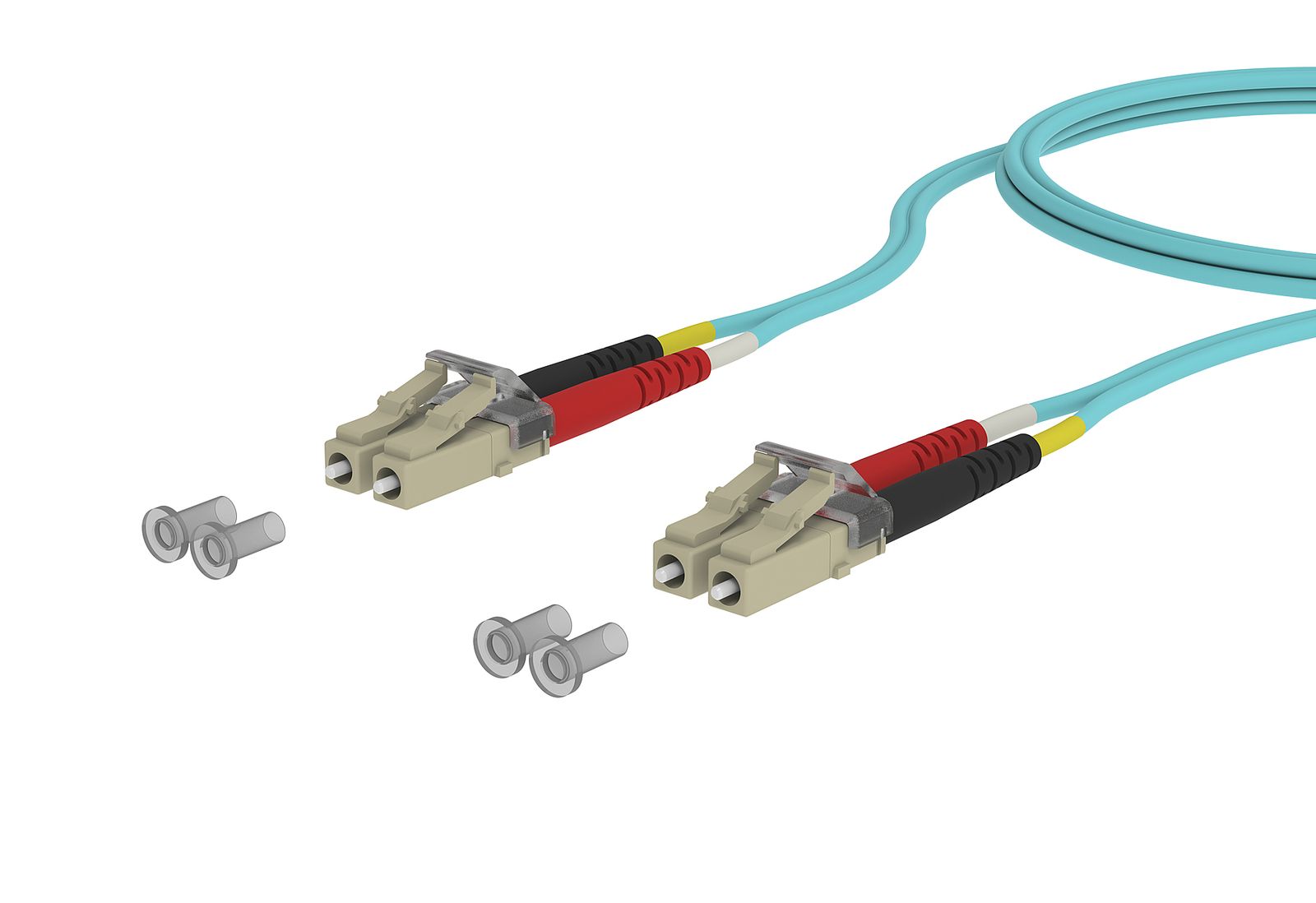 LWL-Patchkabel LC-D 50/125 OM3 12m tk MM50/125