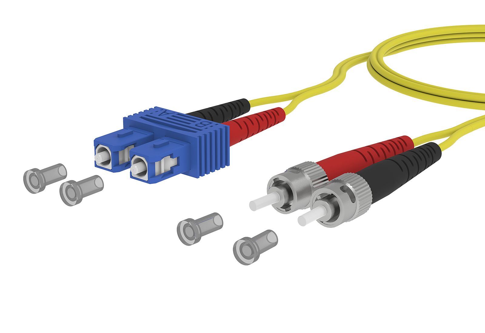 LWL-Patchkabel SC-D/ST SM OS2 10m ge