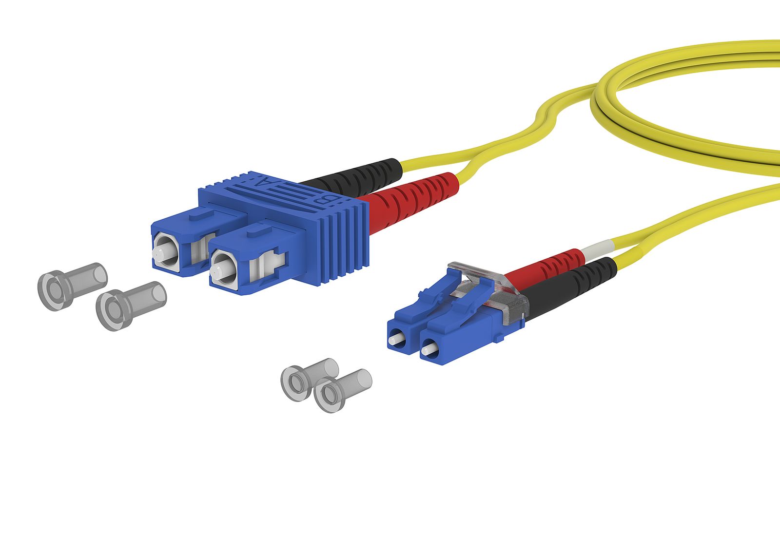 LWL-Patchkabel SC-D/LC-D SM OS2 6m ge