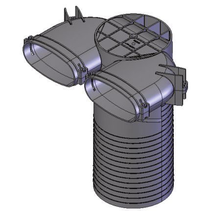 FRS-DWK 2-51/125, FlexPip Geeignet für Wärmerückgewinnungsanlagen