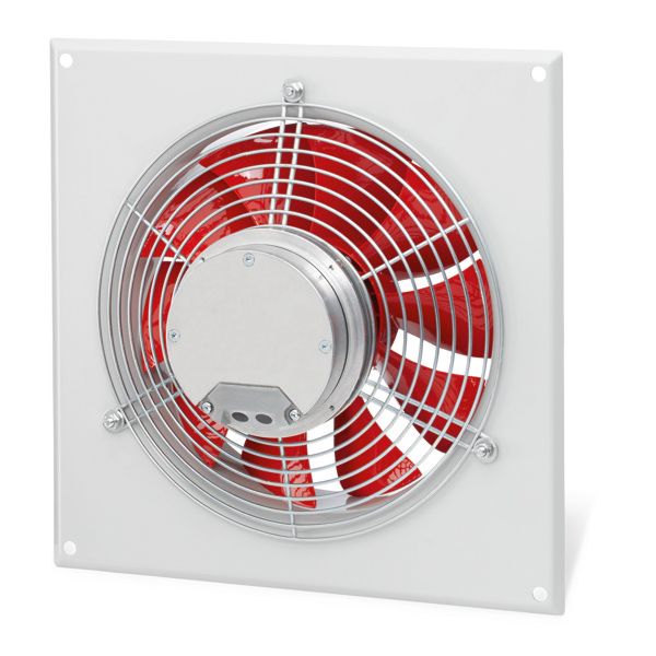 Axial-Wandventilator Ø355mm 230V 1975Upm 4300cbm/h Be/Entlüft IP54 -30-40°C 50Hz