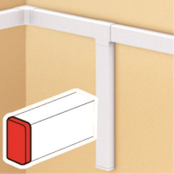 Endstück GEB-K 25x25mm Alu li/re rws hfr RAL9003 unbeh