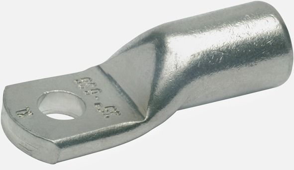 Rohrkabelschuh 70qmm M6 180° (horiz) Cu Kl.2 Ring verzinnt Mit Sichtloch