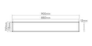LED-Pendelleuchte 21W 3000K 2000lm alu Konv 1LED LED nicht austauschbar sym