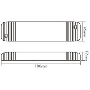 LED-Trafo 21W 700mA 32V IP20 dim Kstgeh Dimmung Phasenabschnitt stat 180x46x19mm