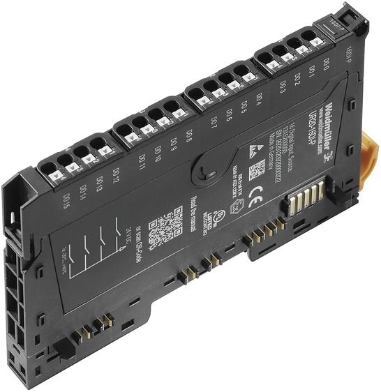 Digital I/O-Modul DC 24V 16Eing Federzug