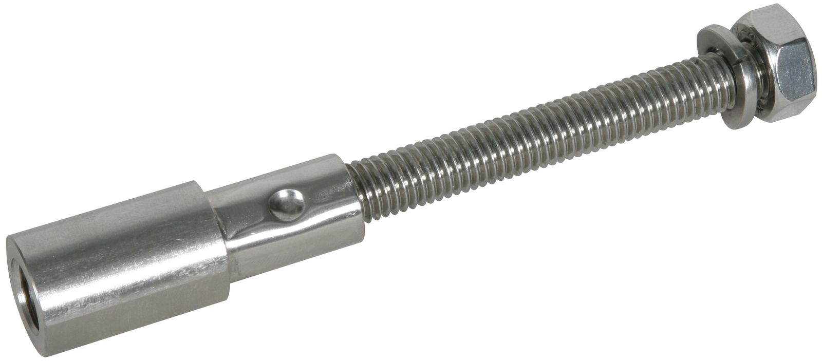 Gewindeadapter M10/10 L 1 Adapter unbeh Edelstahl (V4A)