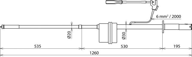 Spannungsprüfgerät 2p 1-24kV DC opt Eigenprüf Mit Eigenprüfvorrichtung