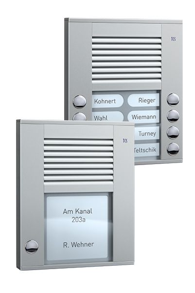 Türstation AP si 1RT Bus m.Infoschild m.Abd Mit Infoschild 135x166x20mm
