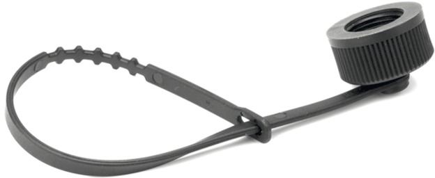 Staubschutz Steck-M12 sw