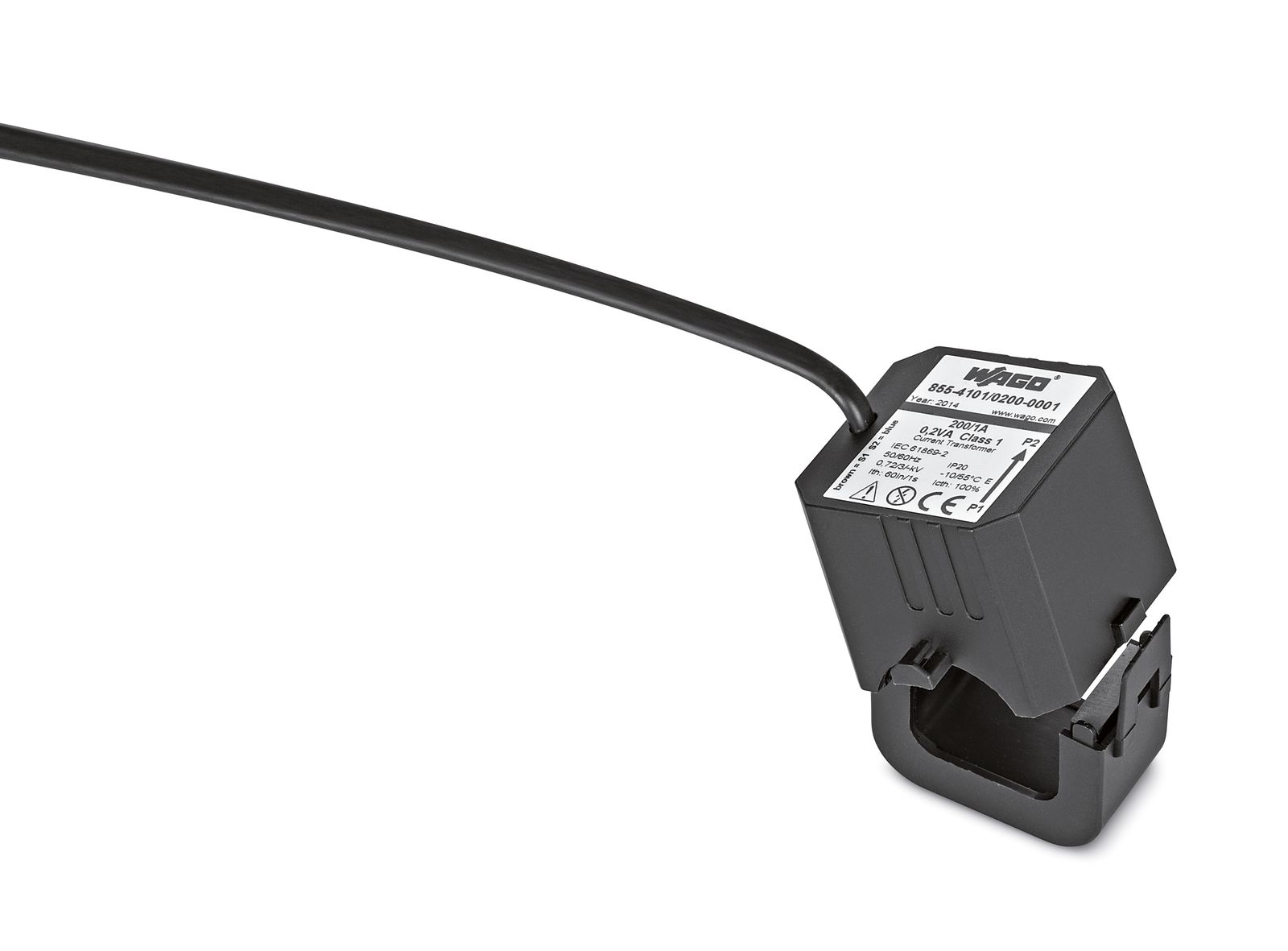 Kabelumbaustromwandler Serie 855 Kl=1 400A/1A 0,2VA m.Berührungss Schnappbef