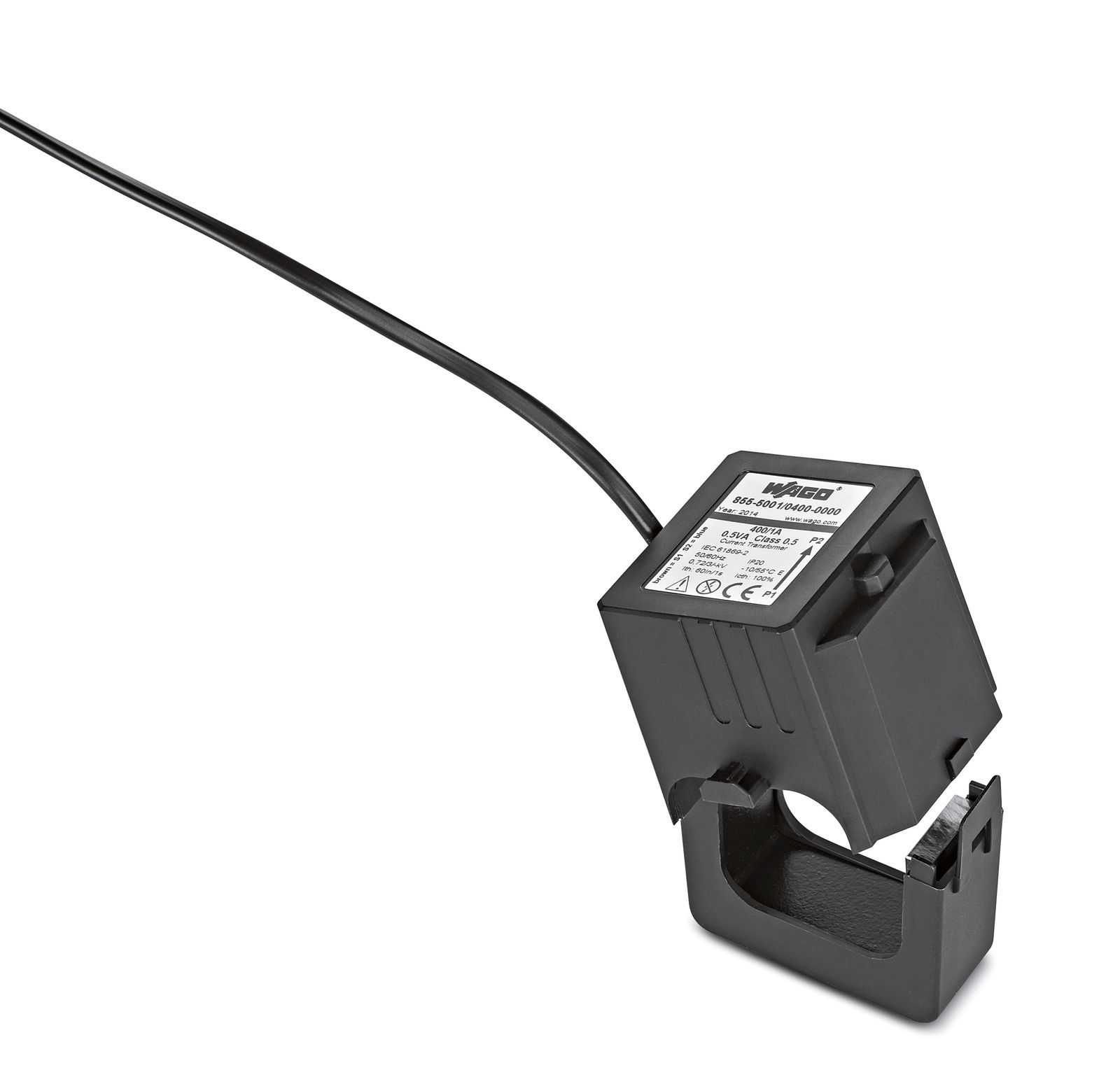 Kabelumbaustromwandler Serie 855 Kl=0,5 1000A/1A 0,5VA m.Berührungss Schnappbef