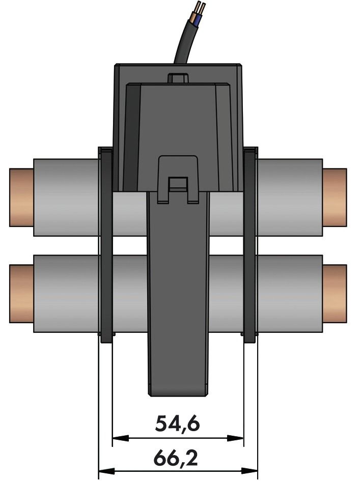 Kabelumbaustromwandler Serie 855 Kl=0,5 1000A/1A 0,5VA m.Berührungss Schnappbef