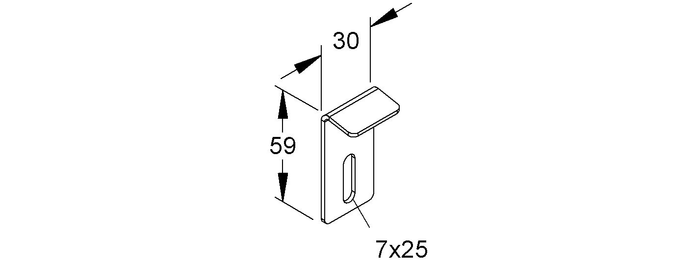 Deckel aufrast mm Gitterrinne f.Gitterrinne