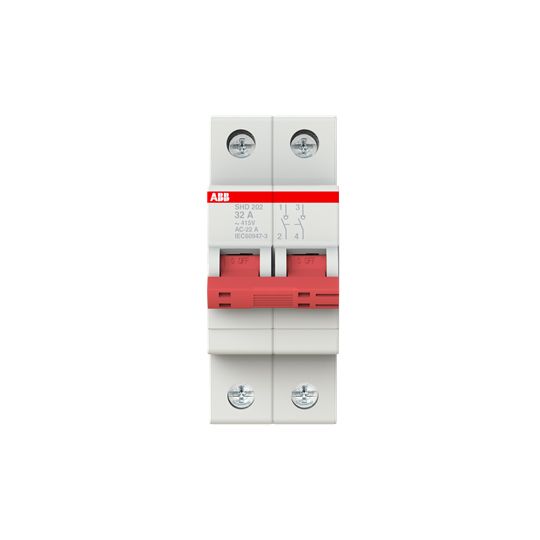Ausschalter REG 2S 32A 415V 2TE Zwangstrennung