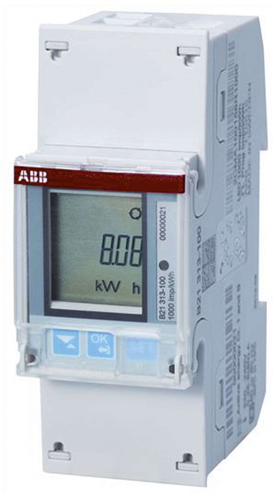 Wechselstromzähler 1ph 65 elektr digi S0 geeicht B 65A M-Bus 176-276V/N-L