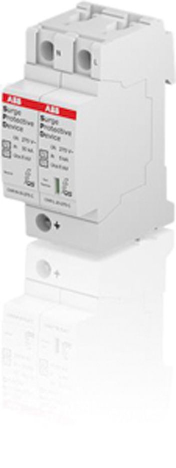 Überspannungsableiter Netzform-TT 230VAC 1,4kV 2TE Hutschiene TH35 5kA opt
