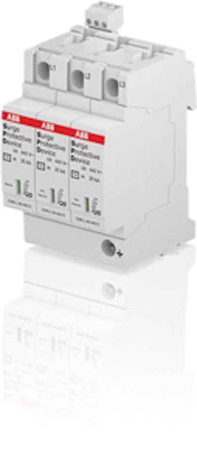 Überspannungsableiter TN-CNetzform- 3TE 400VAC Netzform-TN-C 1,8kV 20kA opt