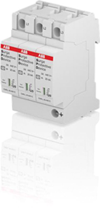 Überspannungsableiter TN-CNetzform- 3TE 400VAC Netzform-TN-C 1,8kV 20kA opt