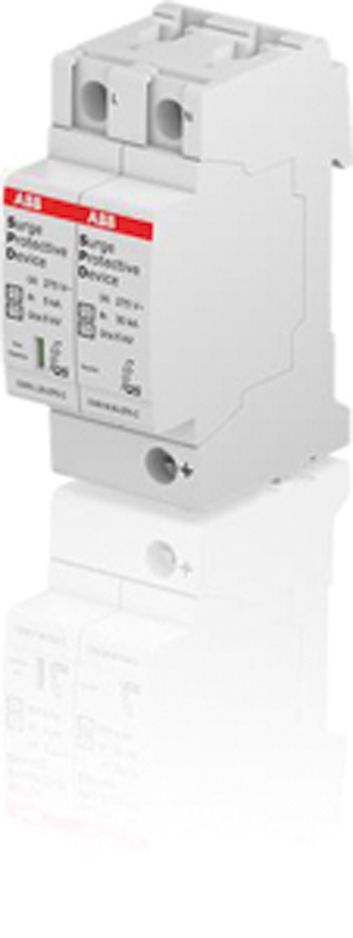 Überspannungsableiter Netzform-TT 230VAC 1,4kV 2TE Hutschiene TH35 5kA opt